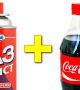 Какво се случва, ако към кока-кола добавим пропан-бутан (видео)