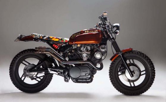 Yamaha Virago 750 Custom Scrambler: Мексиканеца