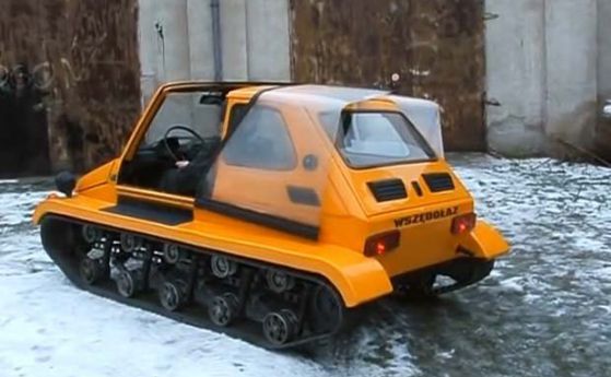Превърнаха Fiat 126P в малък танк (видео)