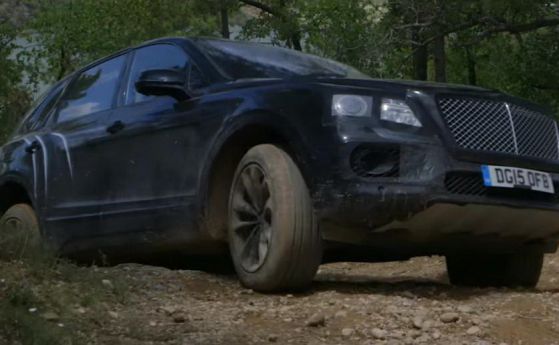 Бъдещият SUV Bentley Bentayga демонстрира оф-роуд възможности
