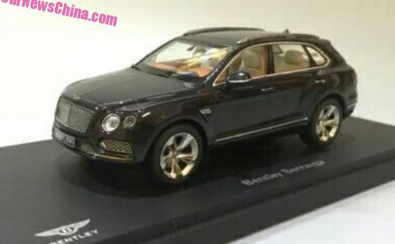 Bentley Bentayga се появи в мащаб 1:18
