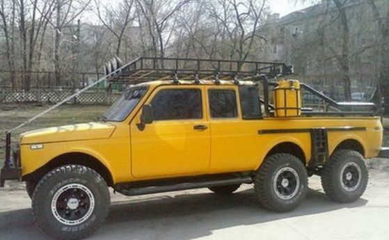 Lada Niva 6x6? Защо не?