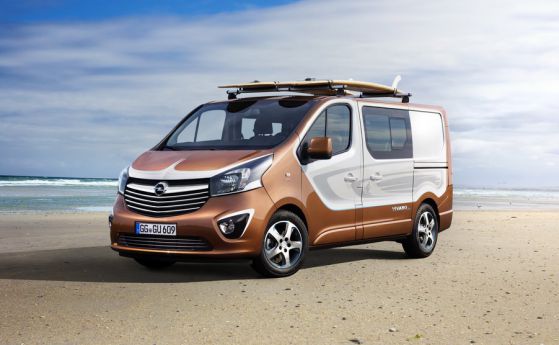 Opel Vivaro Surf е идеалният ван за сърфисти