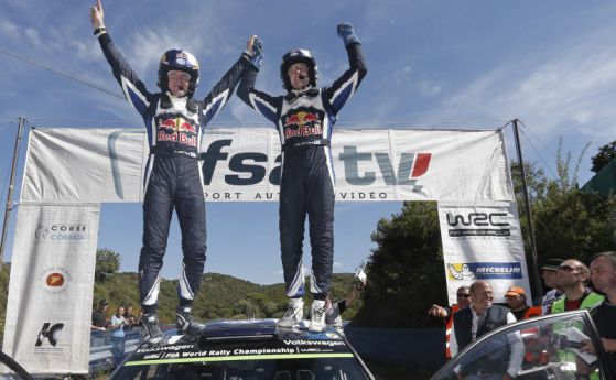 WRC: Oтборите скочиха на рали Корсика след победата на Латвала