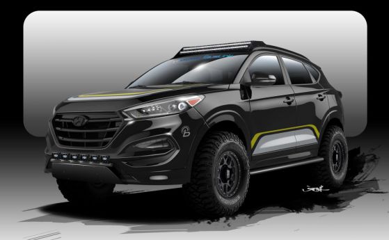 Корав Hyundai Tucson за SEMA Show