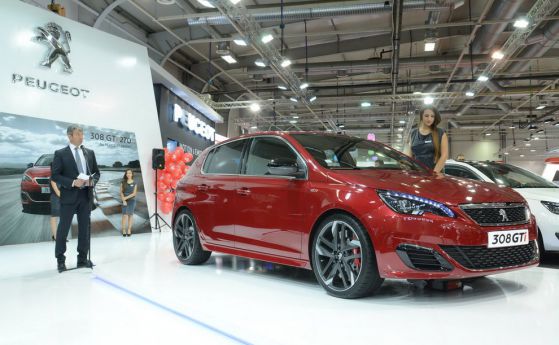 308 GTi е звездата на щанда на Peugeot