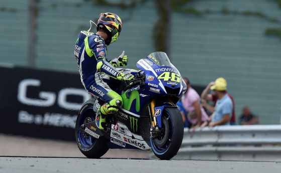 MOTO GP: Роси изригна - 