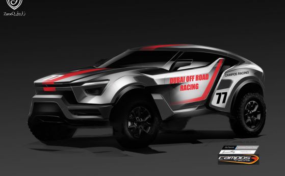 Zarooq Sand Racer е суперспортно пясъчно бъги от Дубай