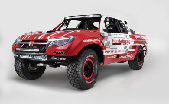 Honda се завръща в офроуда с Ridgeline Baja Race Truck