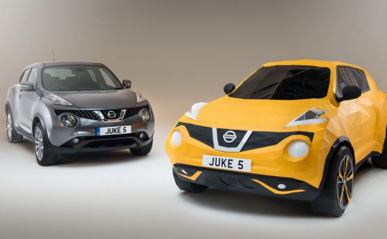 Nissan Juke като пълноразмерно оригами