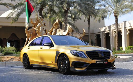 Brabus позлати Mercedes S65 AMG за Дубай