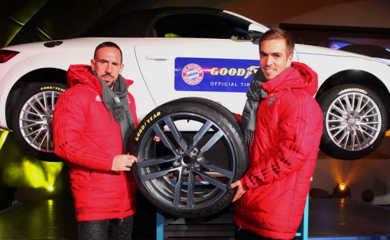 Goodyear става спонсор на Байерн Мюнхен
