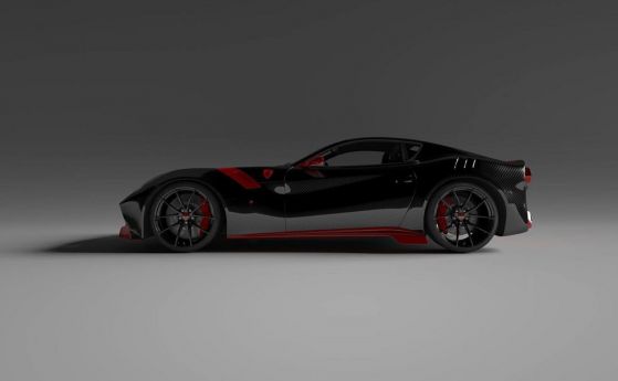 Vitesse AuDessus вталява Ferrari F12tdf с карбон
