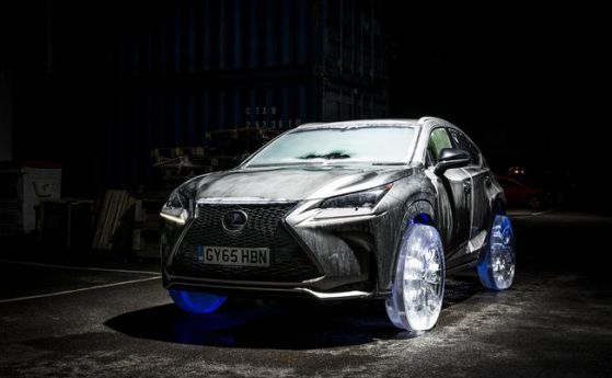 LEXUS NX се сдоби с колела от... лед
