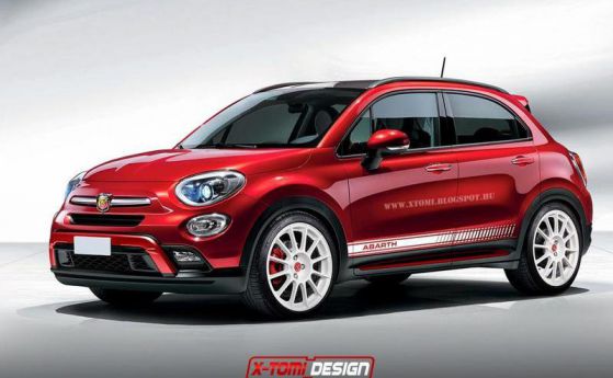 Бъдещият кросоувър Abarth 500X ще е 4x4