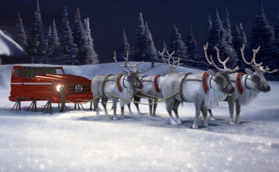 Mercedes пусна конфигуратор за... шейната на Дядо Коледа