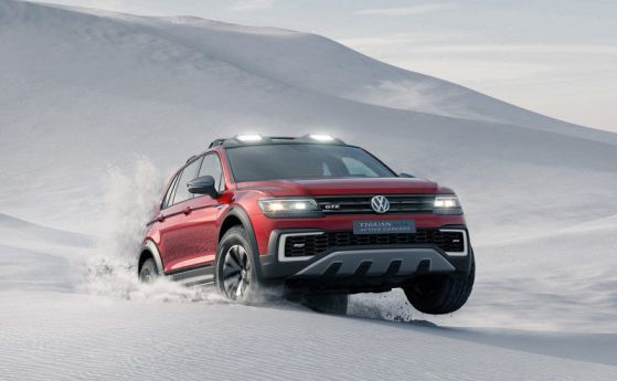 Оф-роуд концепцията Volkswagen Tiguan GTE Active блесва в Детройт