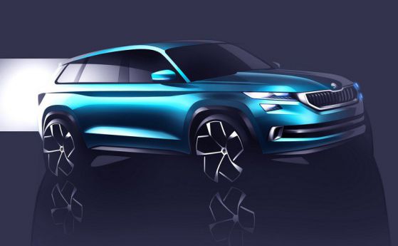 Skoda показва концептуалната джипка VisionS в Женева