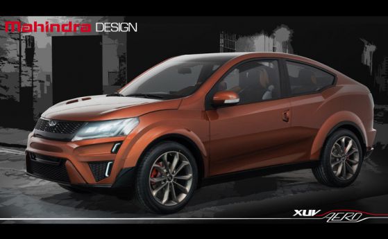 Mahindra показа джип - купето XUV Aero в Делхи