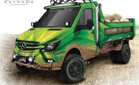Mercedes Sprinter Extrem Concept е като излязъл от Джурасик парк