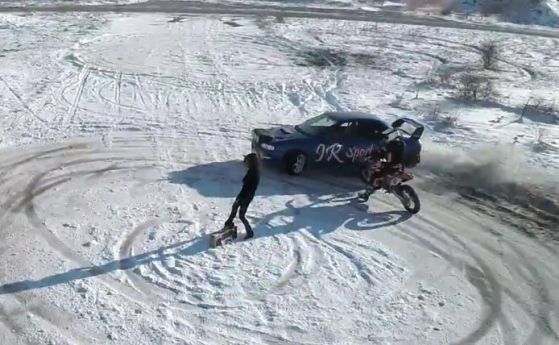 LAP.BG със страхотен мотоспорт екшън клип Drift and Dance