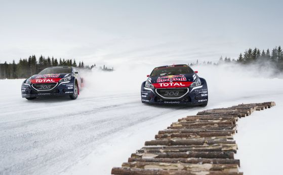 ВИДЕО: Първи тест на Льоб с Peugeot 208 WRX срещу съотборника Томи Хансен