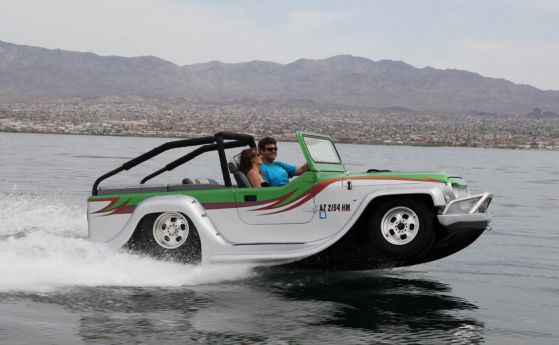 Волният Уили: амфибията WaterCar Panther