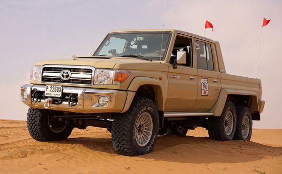 В Австралия започна серийно производство на Toyota Land Cruiser 6x6 (видео)