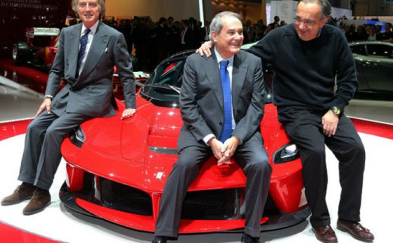 Марчионе поема официално Ferrari