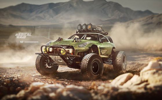 Превърнаха Nissan GT-R в офроуд състезател 
