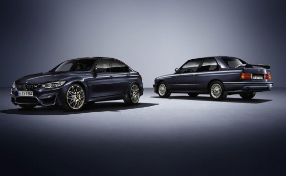BMW 30 Jahre M3: баварската икона на три десетилетия 