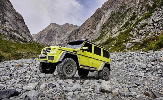 Mercedes пуска бруталната G-класа 4x4² и в Америка