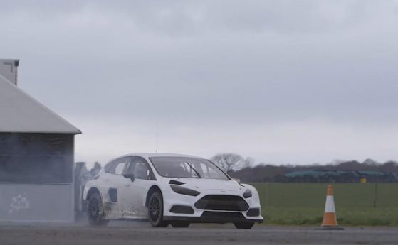 Първият дрифт на Кен Блок с раликрос звяра Focus RS RX (видео)
