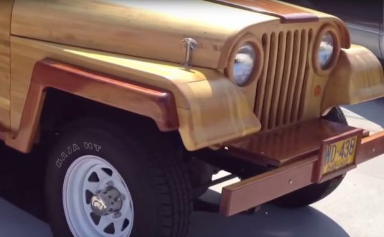 Запознайте се с дървения Jeep CJ (видео)