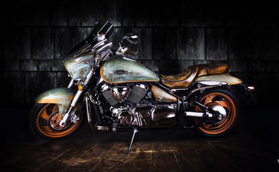 Vilner направи Suzuki Intruder като художествено произведение