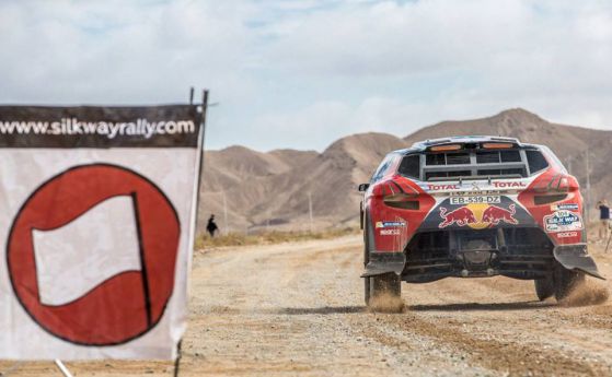 Себастиан Льоб с гигантска издънка в етап 12 на Silk Way Rally 2016