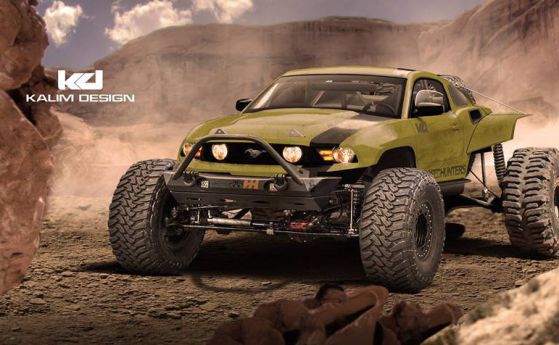 Дизайнер подготви Ford Mustang за офроуд