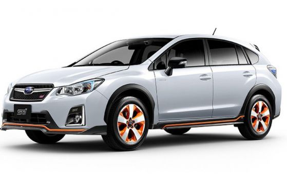 Subaru XV Hybrid TS се сдоби със STI части