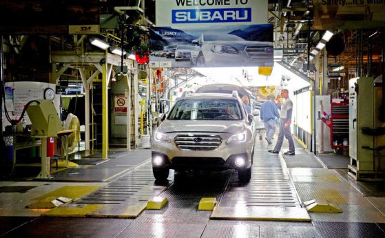 Subaru произведе 3 милиона коли в САЩ