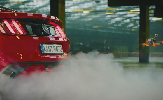 Ford засне Gymkhana с дронове (видео)