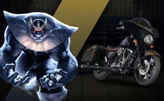 Harley-Davidson с 25 мотора за героите на Marvel (галерия)