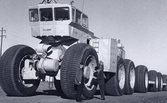 Запознайте се с гигантските автовлакове на американската армия от 50-те