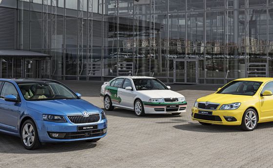 Skoda празнува 20 години Octavia 