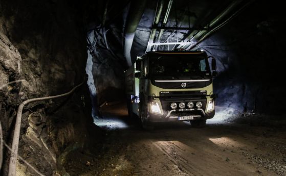 Автономни камиони на Volvo ще работят в шведски мини (видео)