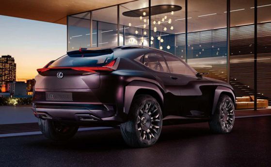 "Изтече" снимка на коцепта Lexus UX 