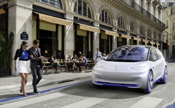 VW разкри революционния електрически концепт I.D., минава до 600 км на заряд (снимки и видео)