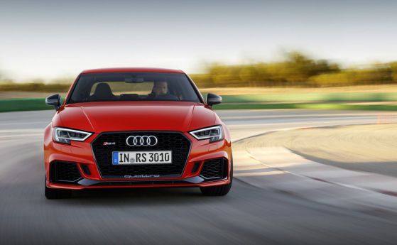 Париж: Седанът Audi RS3 дебютира с 400 к.с. (снимки и видео)