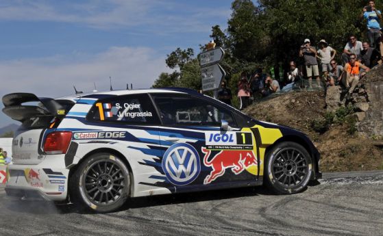 WRC: Ожие с внушителна преднина в Корсика