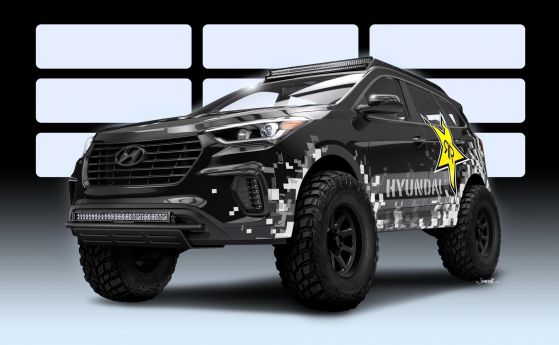 Rockstar представя Hyundai Santa Fe с азот на SEMA