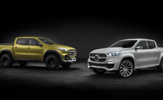 Пикапът Mercedes X-Class e стилен работник 